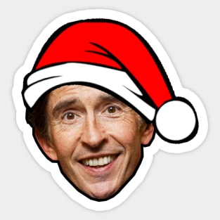 Santa Alan Partridge Christmas Sticker